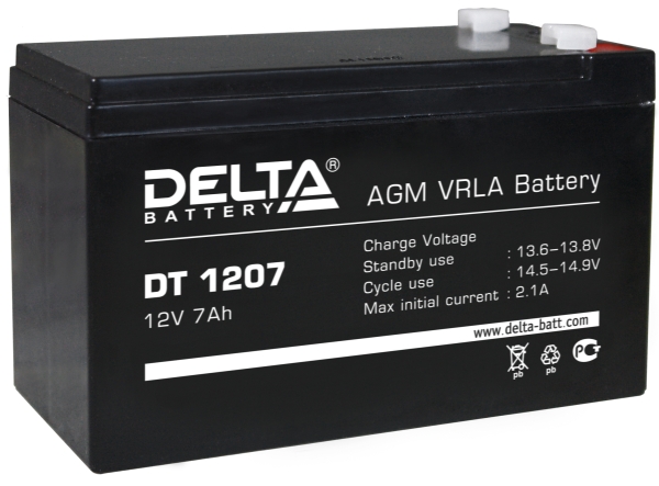 akkumulyator-delta-dt-1207 Delta DT 1207 — изображение 1