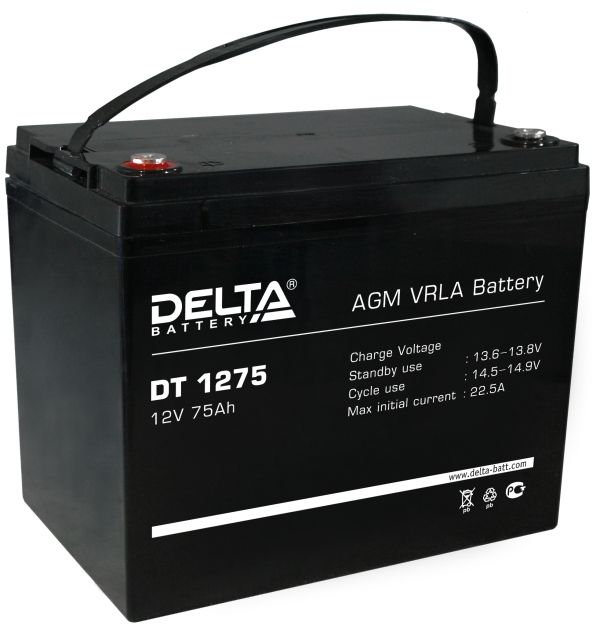 akkumulyator-delta-dt-1275 Delta DT 1275 — изображение 1